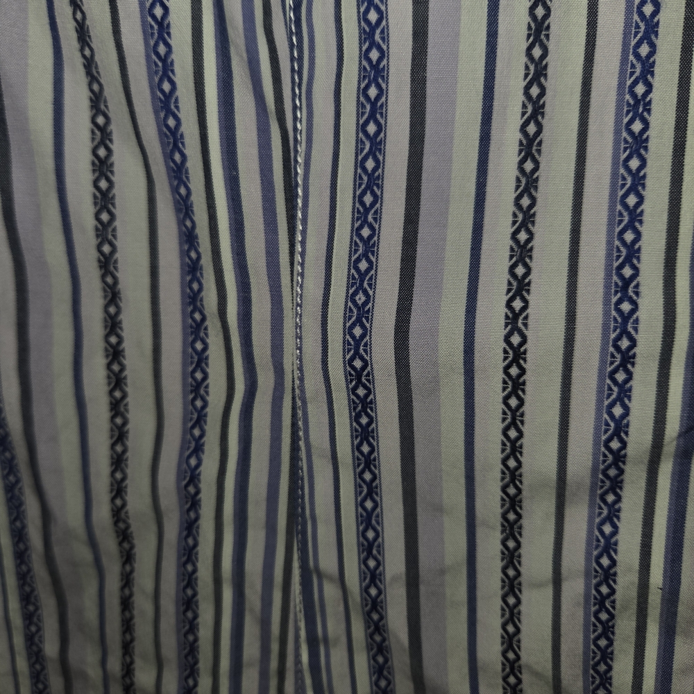 Tommy Hilfiger Blue Western Striped Button Down Y2K - Picture 4 of 4